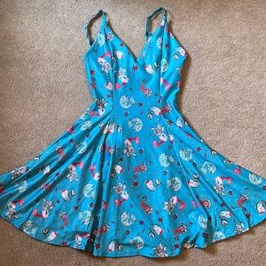 Cat mermaid mini strappy